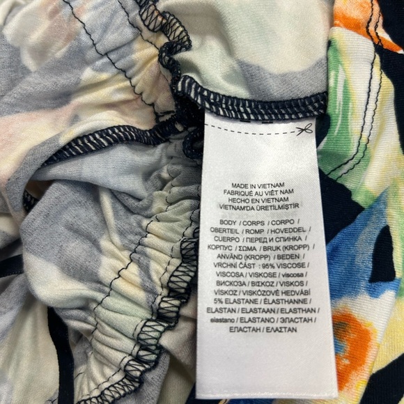 Ralph Lauren 3XL NAOT Orange and Yellow Peplum Blouse with 3/4 Sleeves belted - Picture 7 of 15